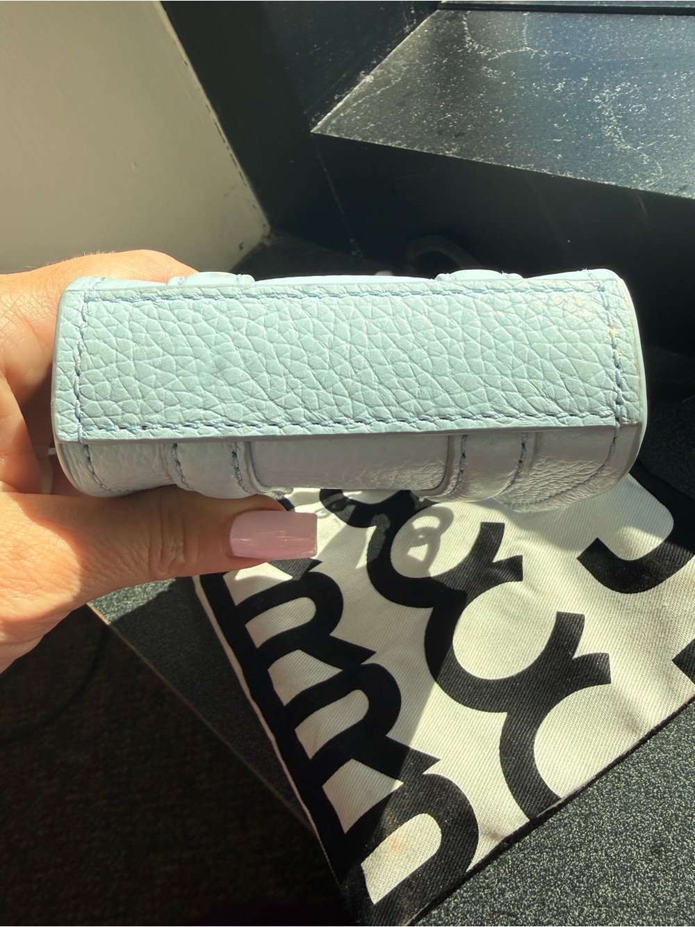 Marc Jacobs the nano tote charm wristlet cloud blue NWT - Picture 6 of 8